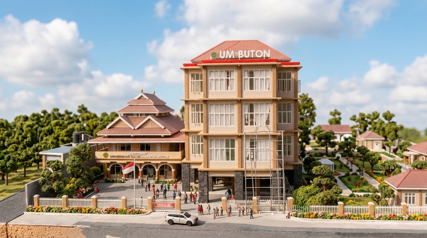 Gedung Rektorat dan Kampus Universitas Muhammadiyah Buton